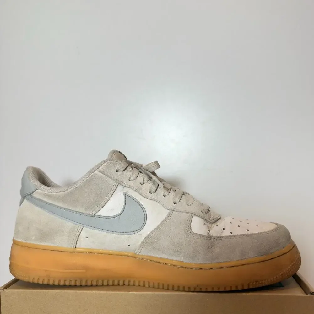 Nike Air Force 1 '07 LV8 Mens Size 13 Phantom Smoke Gray Gum Leather Sneakers